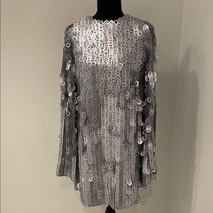 ASOS Edition Silver Sequin Dress
